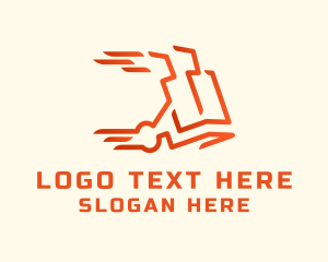 Forwarding - Fast Delivery Cart logo design