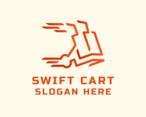 Fast Delivery Cart logo design