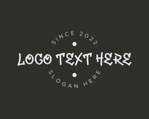 Skate - Urban Clothing Wordmark logo design