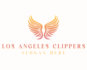 Heavenly Angel Wings logo design