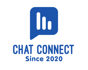 Messaging - Blue Messaging Application logo design