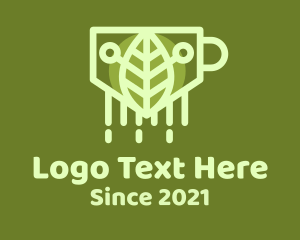 Nook - Organic Leaf Tea logo design