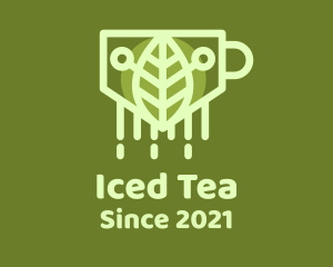 Organic Leaf Tea logo design