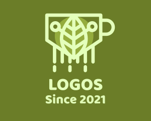 Teahouse - Organic Leaf Tea logo design