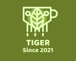 Gourmet Tea - Organic Leaf Tea logo design