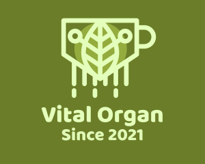 Organic Leaf Tea logo design