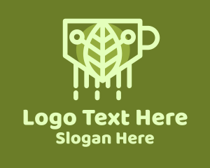 Organic Leaf Tea Logo