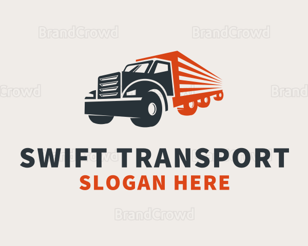 Cargo Truck Transport Logo