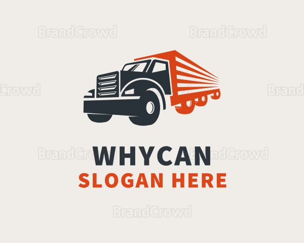 Cargo Truck Transport Logo