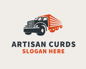 Cargo Truck Transport   logo design