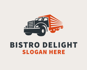 Cargo Truck Transport   logo design