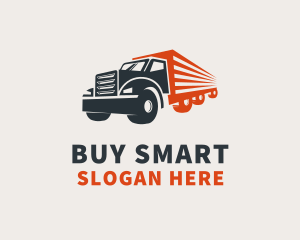 Cargo Truck Transport   logo design