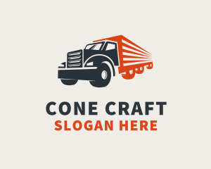 Cargo Truck Transport   logo design