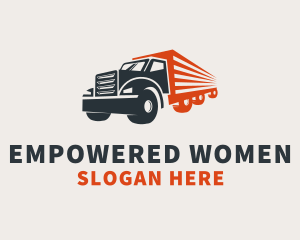 Cargo Truck Transport   logo design