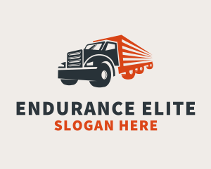 Cargo Truck Transport   logo design