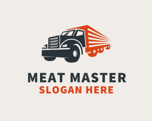 Cargo Truck Transport   logo design