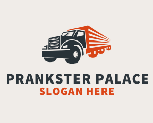 Cargo Truck Transport   logo design