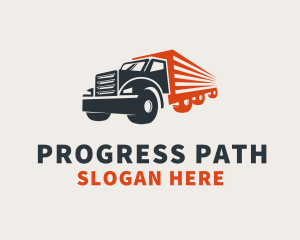 Cargo Truck Transport   logo design