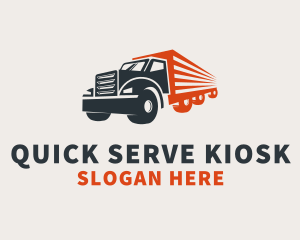 Cargo Truck Transport   logo design