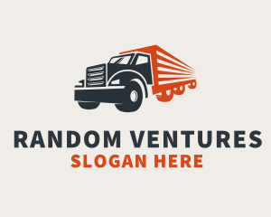 Cargo Truck Transport   logo design