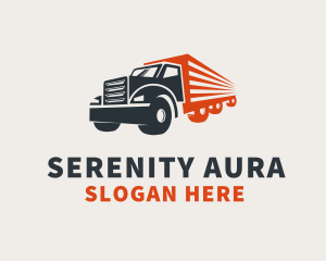 Cargo Truck Transport   logo design