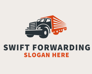 Cargo Truck Transport   logo design