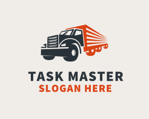 Cargo Truck Transport   logo design