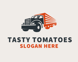 Cargo Truck Transport   logo design