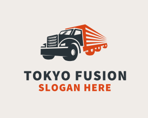 Cargo Truck Transport   logo design