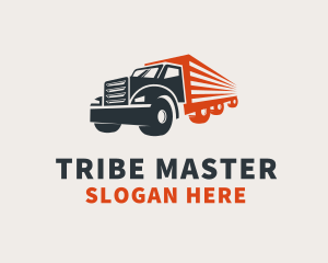 Cargo Truck Transport   logo design