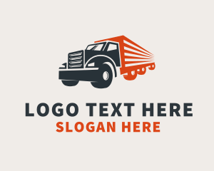 Cargo Truck Transport   Logo