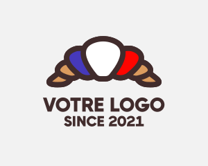 Croissant - French Croissant Bread logo design