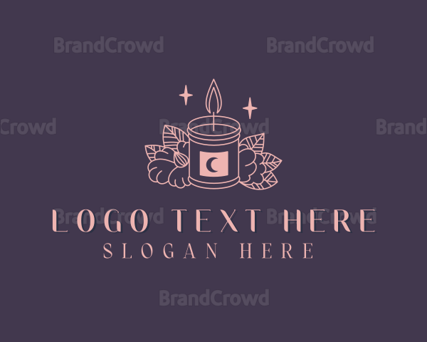 Scented Candle Jar Logo