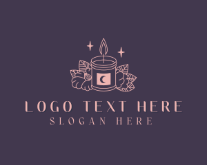 Candle - Scented Candle Jar logo design