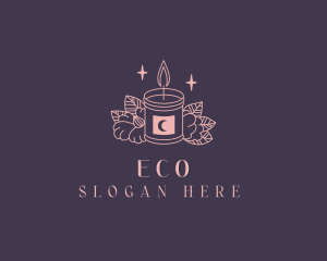 Spa - Scented Candle Jar logo design