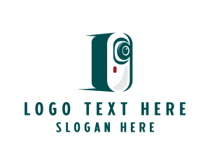 Digital Camera - Lens Camera Videography logo design