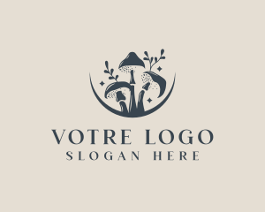 Organic - Mushroom Organic Nature logo design