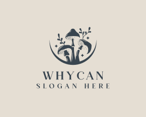 Fungus - Mushroom Organic Nature logo design