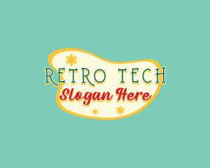 Retro Art Boutique logo design