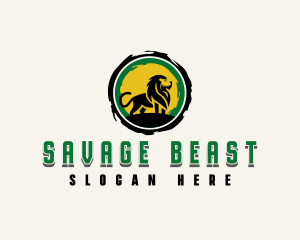 Lion Beast Animal logo design