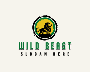 Lion Beast Animal logo design