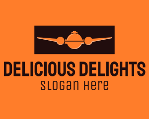 Airplane Cloche Catering logo design