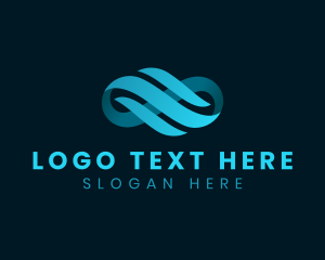 Loop - Loop Infinity Wave logo design