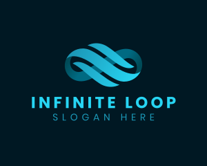 Loop - Loop Infinity Wave logo design