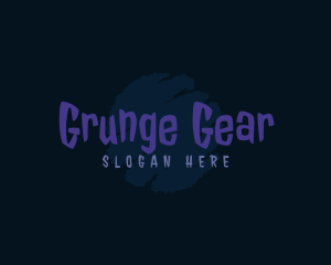 Grunge - Grunge Brush Graffiti logo design