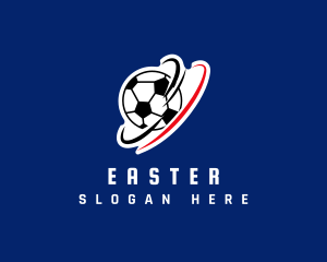 Spinning Soccer Ball Logo