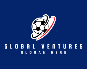 Olympics - Spinning Soccer Ball logo design