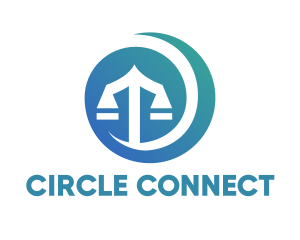 Circle - Modern Legal Scales Circle logo design