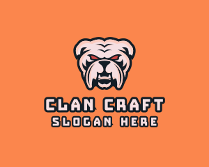 Clan - Bulldog Game Clan logo design