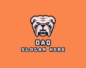 Dog - Bulldog Game Clan logo design